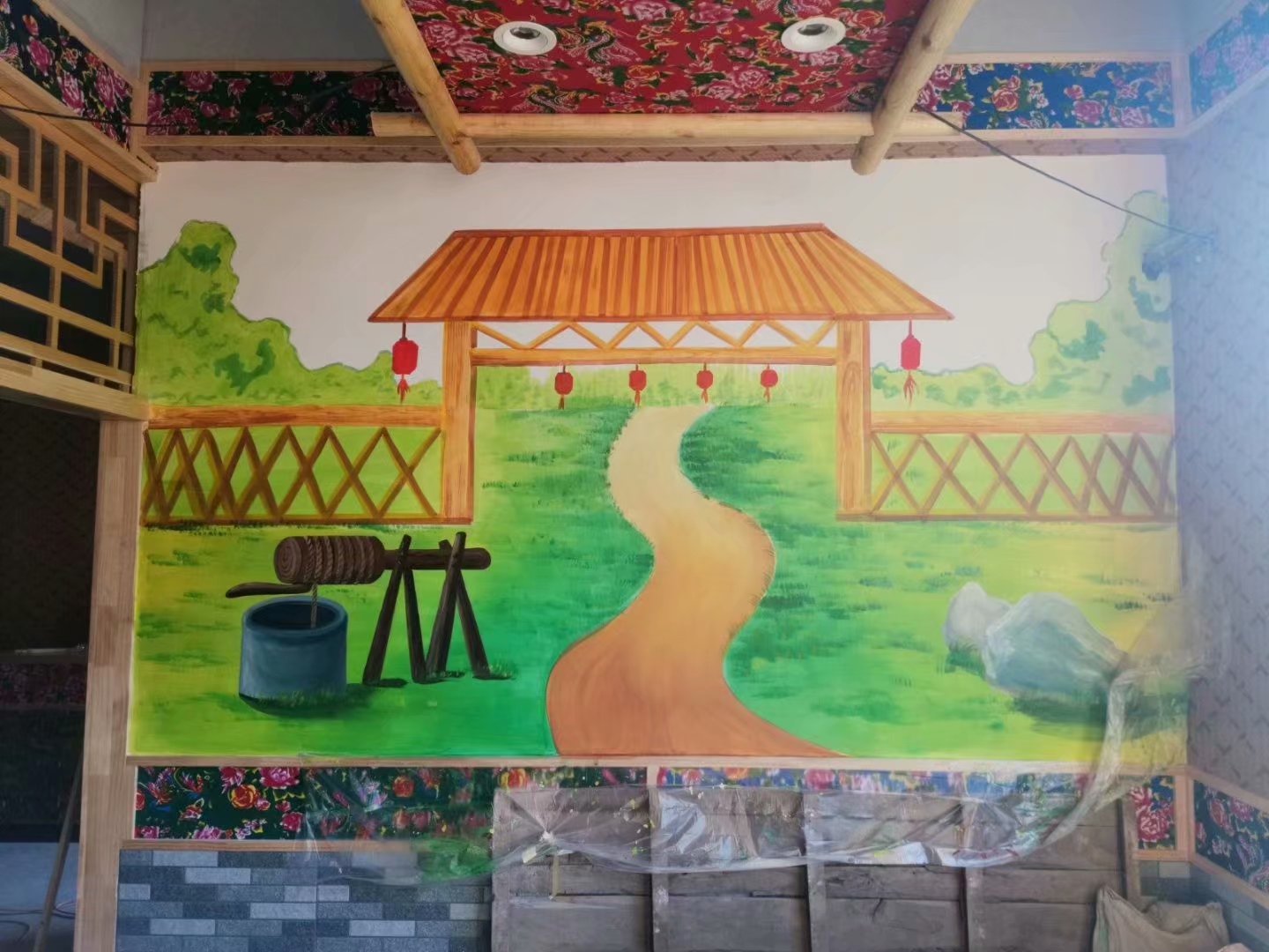 南昌手繪墻體,南昌墻繪3d,南昌墻繪壁畫,南昌幼兒園墻繪畫,南昌手繪墻